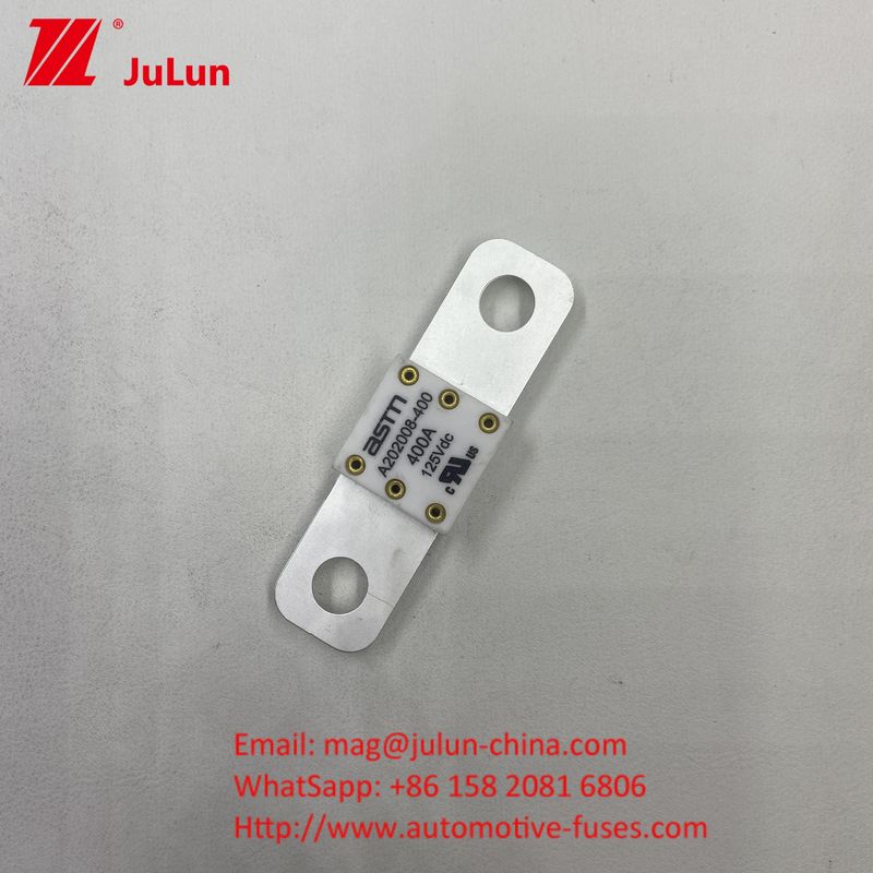 A202008 250A 125VDC Keramik Automotive Fuses Perlindungan Sirkuit Singkat Ukuran Kecil 70VDC Nomor