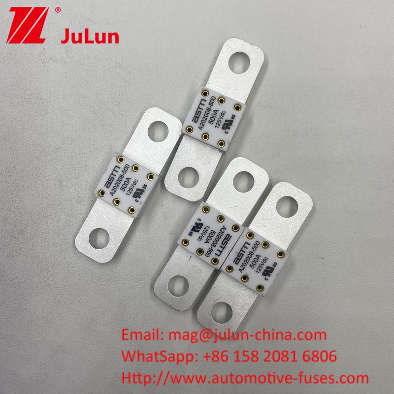 300A 125VDC Fuse Keramik Kapasitas Patah Tinggi Di bawah 125Vdc Otomotif Untuk Kendaraan Tugas Berat