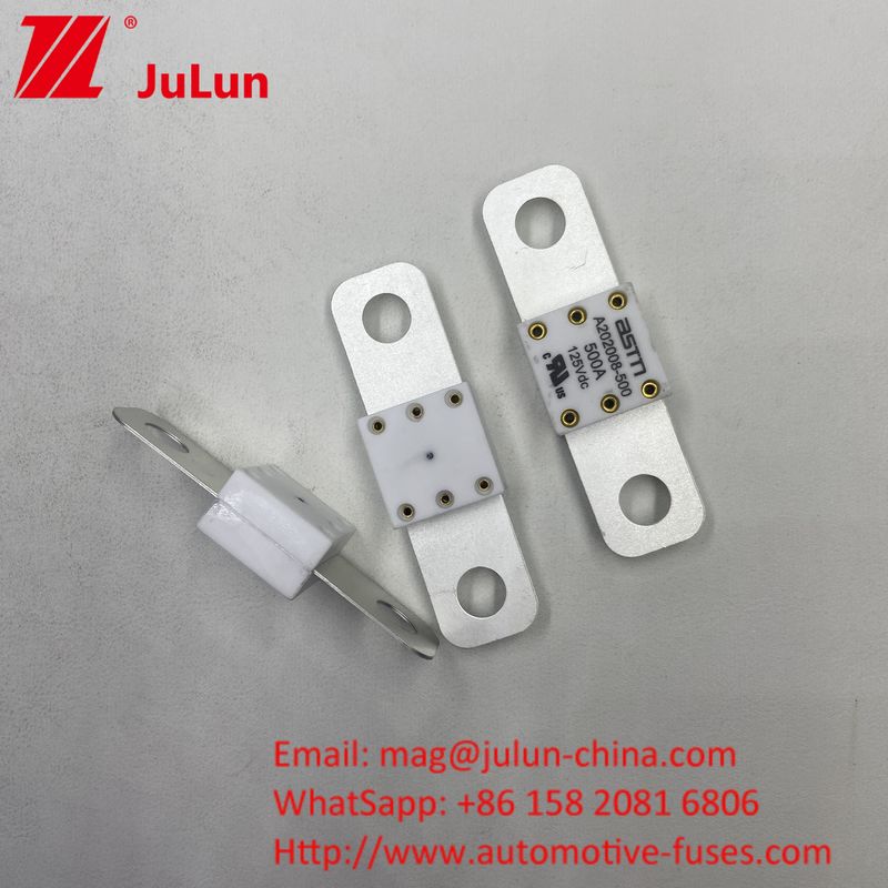200A 125VDC Fuse Kendaraan Listrik Mobil Untuk EV 125VDC Voltage Jarak Lubang 50,8mm