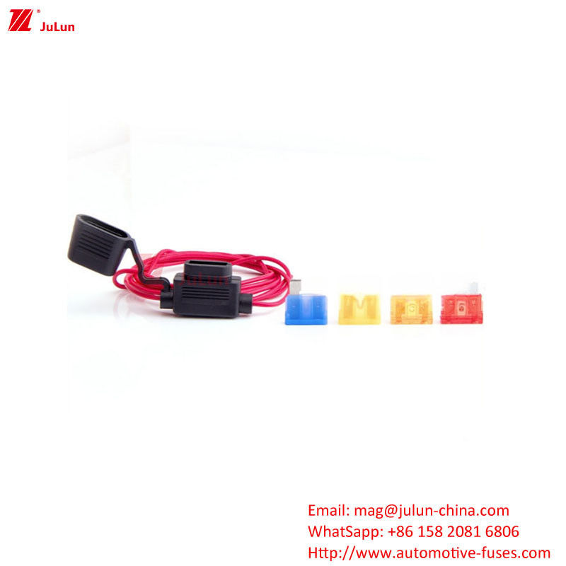 Adaptif Mobil Waterproof Fuse Holder Plug In Fuse Rating Voltage 32V-58V