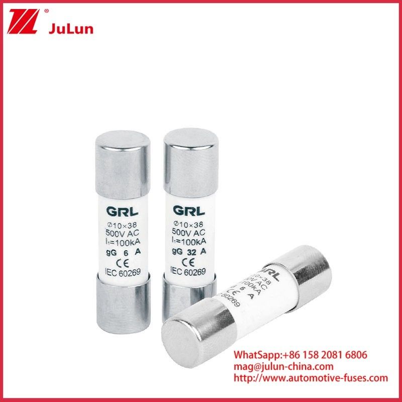 GPV Type Cartridge Fuse Jangkauan suhu yang luas Dalam lingkungan yang keras -40°C hingga 125°C