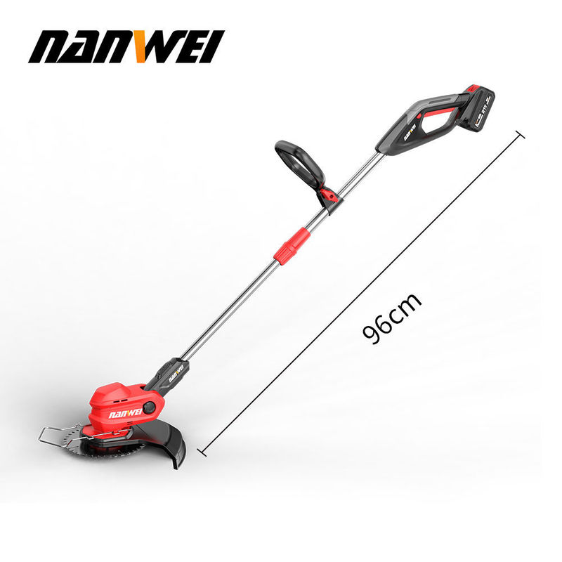 Trimmer Cordless Lawnmower Untuk Rumput Rumput Di Taman Listrik Rumput Pemotongan Green Belt Mesin Baterai Keluarga