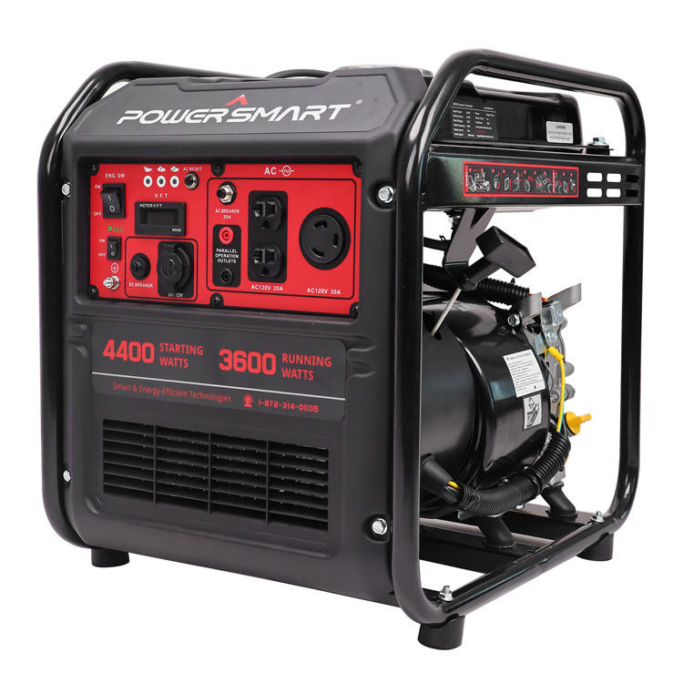 Rumah InvertorB Portabel Usa Dalam Stok Powersmart 4400w Daya seluler Luar Ruangan Rangka Terbuka Generator Gas Untuk Berkemah Rumah InvertorB Portabel