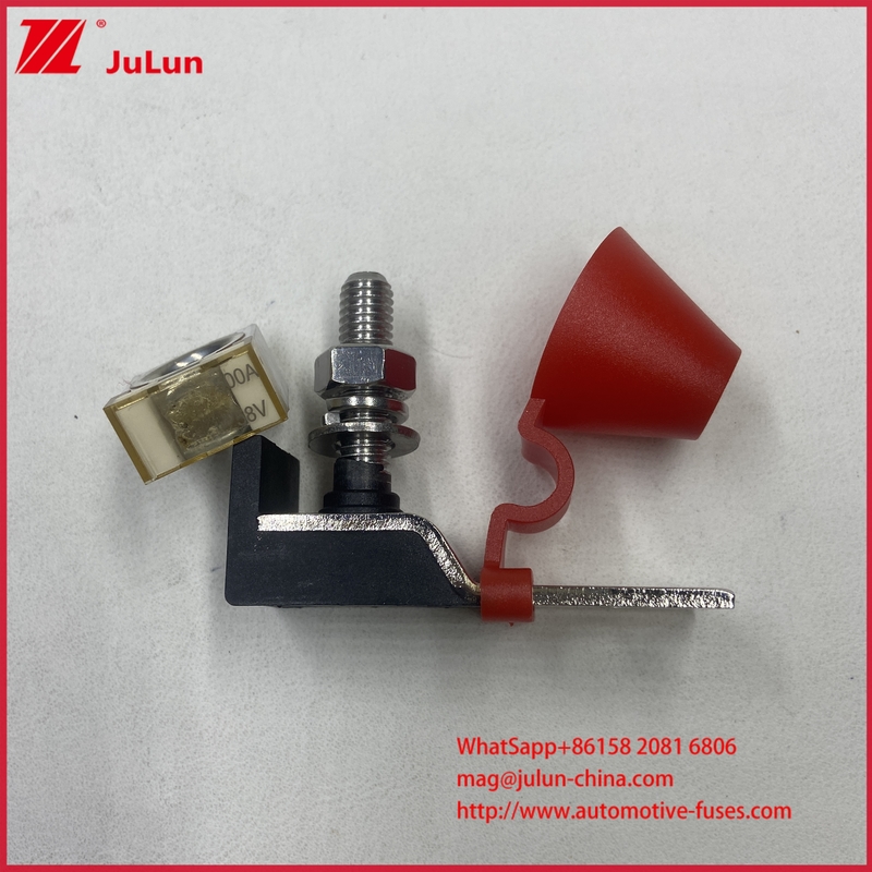 Fuse Holder Mobil MRBF Terminal Fuse Block Kit Single Stud 5/16 " (M8) Fuse Baterai Kompak