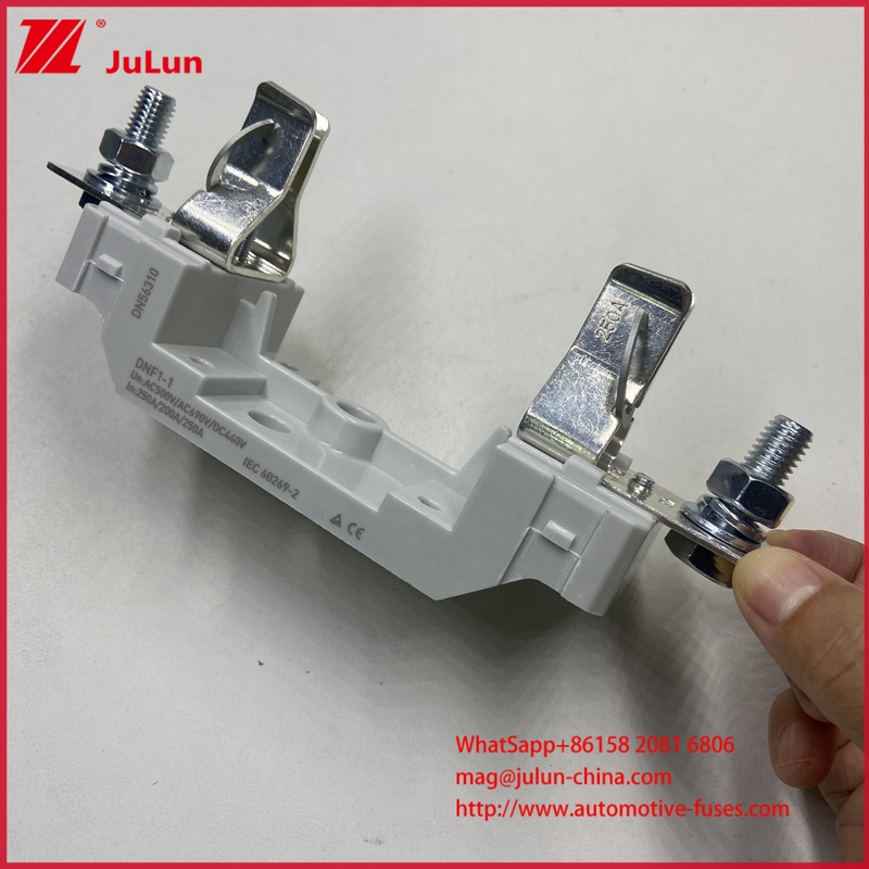 225A 160A 125A NT000/NH000 125A Tautan Sekering/pemegang Sekering Bilah Sekering Keramik Porselen Basis Sekering