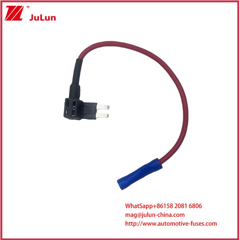 Kabel harness terminal Blade Mini Micro2 Power Fuse holder 1A 5A 7A 15A 32V Pemegang Sekring Mobil Menampilkan Bahan Kuningan PVC Dirancang untuk Aplikasi Sekring ACU ACN ACS ACZ ANL ANM ANS Tahan Lama