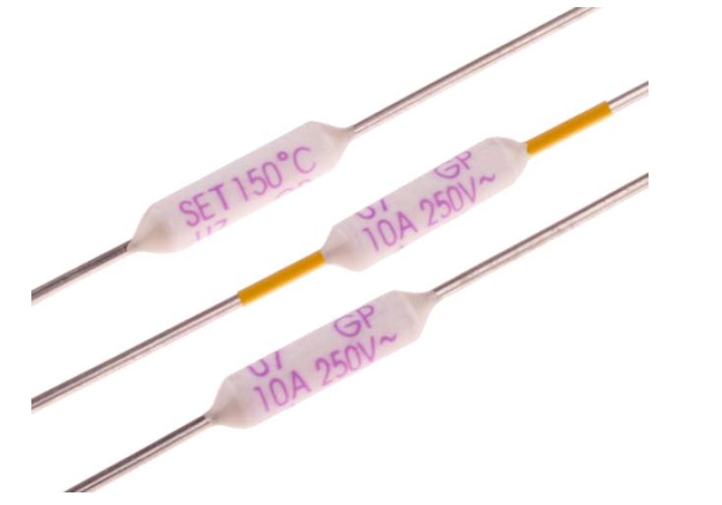 Thermal Cutoff Fuse Axial Thermal Cutoff Fuse Circuit Board Thermal 10 Amp 250 Volt