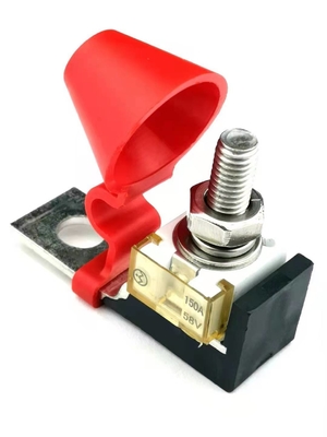 58V 200A Ceramic Square Battery Protection Fuse Untuk RV Yacht Crane Terapkan