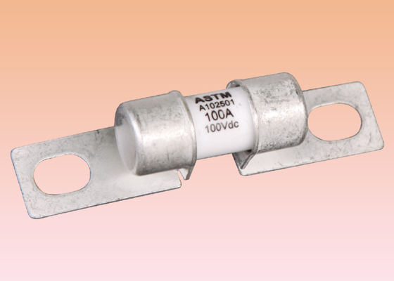 90V 125 Amp Automotive Fuse Ceramic Material Stud Mount Untuk EV