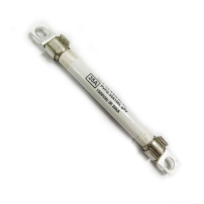 Lindungi Dan Isolasi Solar PV Fuse Bolt Type Low Arc Voltage PV1500 1500VDC 2-35A