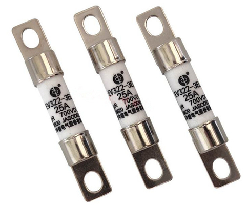 Keramik EV Bolted Type Round Tube Electric Vehicle Fuse EV322 3EL 25A 700VDC