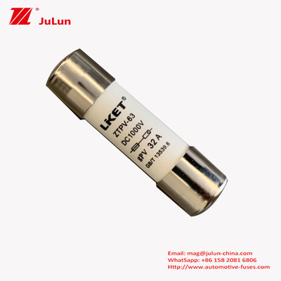 20g Fuse PV Surya Dengan Elemen Tembaga Untuk Keamanan yang Ditingkatkan 30A 1000VDC