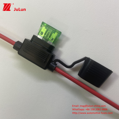 IP67 Sertifikasi Pemegang Sekring Tegangan Rendah ATO FHAC Seri 32V Pemegang Sekring In Line