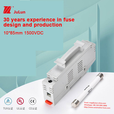 Fuse fotovoltaik kelas industri 1000V DC 15A Tegangan tinggi Rating 1500V DC 40A DC