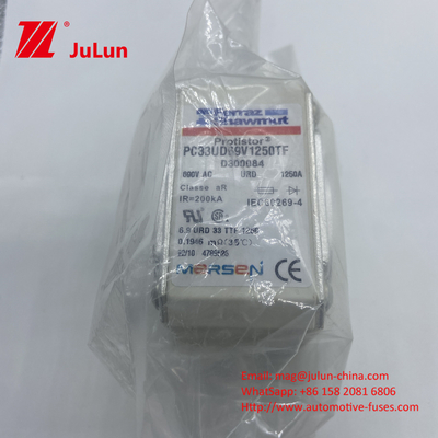 Ferraz D300084 Keramik Fuse Kendaraan 1250A 690V 200KA DC Fault Current