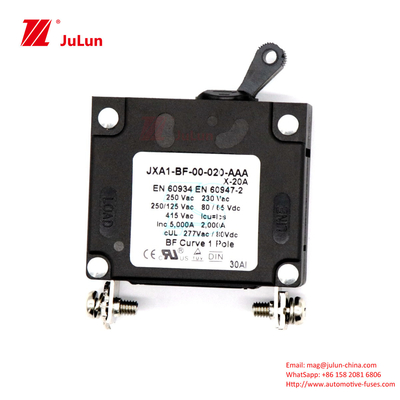 20A Marine Current Overload Protector Rese Breaker Reset Toggle Type Winch Sound Circuit Breaker 40A AC DC