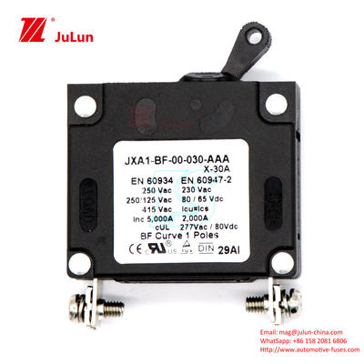 Overload pemutus sirkuit Protector Toggle Reset 25A 30A 40A arus AC DC Marine pemutus sirkuit