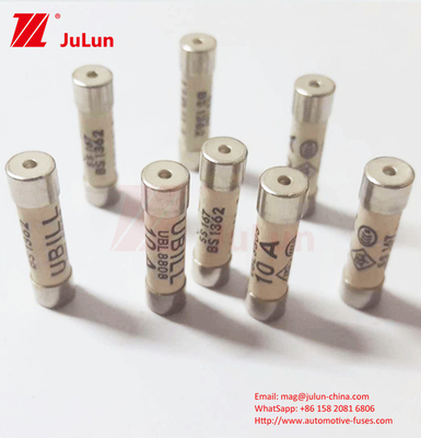 PLUG POWER Kabel Listrik 3A 5A 7A 10A 13A 20A Keramik Mobil Fuse 6 * 25mm Dengan Desain