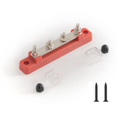 RV Truk Kapal Laut Merah Panas 3/8 'Stud Bus Bars Terminal Blok Baterai Busbar Untuk Mesin Mobil
