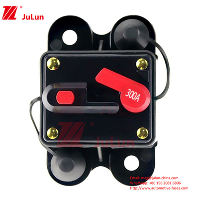 Memulihkan sekring Kapal Reset manual pemutus sirkuit Up-72VDC Daya tahan tinggi dan tegangan Sampai 72VDC
