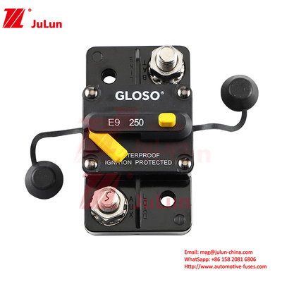 Memulihkan sekring secara manual 1.9*2.91*1.7inch Mooring Manual Reset Circuit Breaker untuk Industrial