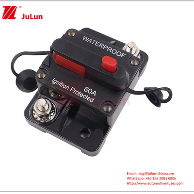 High Durability Manual Reset untuk Kendaraan Listrik 30-150A Current Memulihkan sekring secara manual