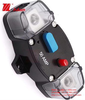 restorator Trolling Motor Stereo Audio 50A 200A 300A 24V 48V 0-8 Gauge Inline Fuse Block Holders Inverter Untuk Otomatis