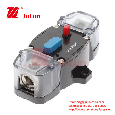 30A 12v 24V Mobil RV Yacht Pemutus Sirkuit Dapat Dipulihkan Pemutus Sirkuit Mobil Audio Power Fuse Holder Switch Otomatis