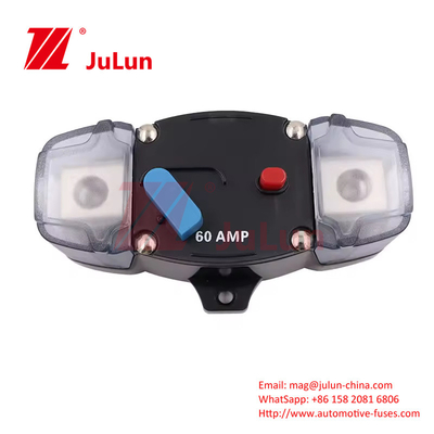 Reset manual dengan tombol pengalihan 300A 48V Flame Retardant Waterproof RV Yacht Circuit Breaker Overheat An