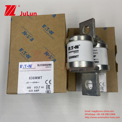 BUSSMANN 630MMT 690V 630A Keramik Tembaga Kembar Lempeng Plat Bolt Jenis Fuse Otomotif Oleh BUSSMANN