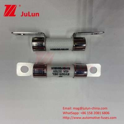 ISO8820 Fuse Bolt-Mount Keramik Otomotif 30A 40A 50A 750VDC 10*38mm EV325