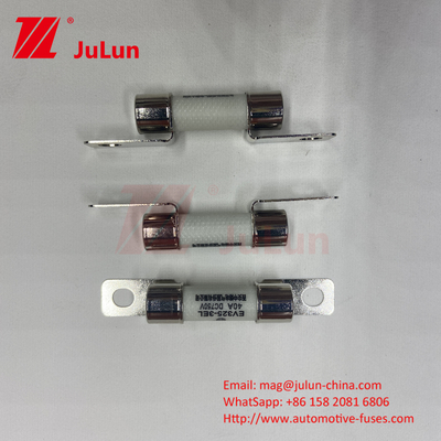 20KA 50KA Kapasitas Patah Keramik Mobil Sekring Berkualitas Ev Sekring Bolt Mounting 10A 15A 40A 50A 750VDC