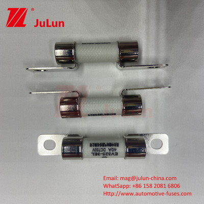 Mobil 25A 15A 30A 750VDC EV FUSE Bolt Type Fuse Keramik Mobil Perlindungan Listrik