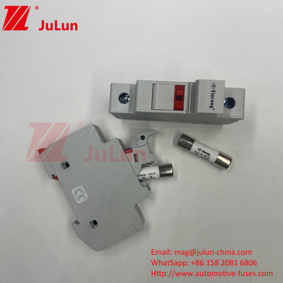 1000VDC Solar Fuse Keramik 30kA 10x38mm Harga rendah 10x85mm PV Solar Keramik DC Fuse Link 1500vdc PV Fuse Fa