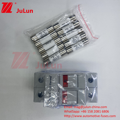 1000VDC Solar PV Fuse Holder Dengan 30kA 32A 63A 125A Din Rail Mounting Fuse Holders Fuse Holder B