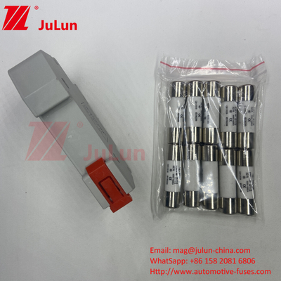 30kA Fuse Surya Keramik Untuk Perlindungan Inverter Surya Sistem PV Surya 6A 10A 15A 20A 25A 30A DC Fuse TOPV-32 Untuk Solar P