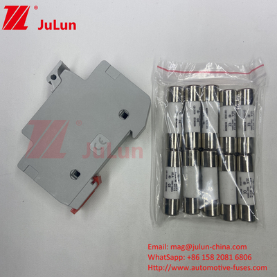 Fuse Solar PV Keramik Untuk Inverter Surya 1000DC 1500DC 32a 40a 50Amp Daya Surya PV Dc Pemegang Fuse Listrik Dengan 14