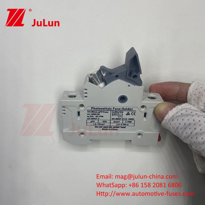 AC RT18-32X Fuse Holder Fusible Base Box 10x38MM 500V Fast Blow Keramik RO15 RT18 DIN Rail Moun Single Fuse Holder