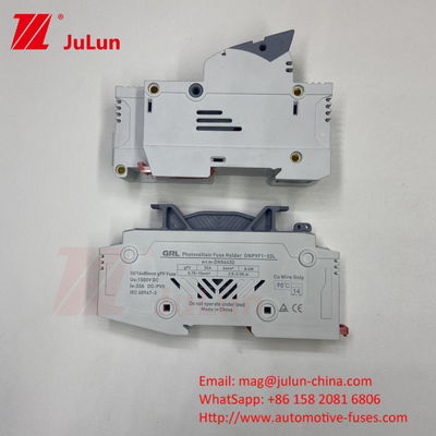Solar Photovoltaic Inverter dengan 14x51mm Din Rail Solar Fuse Holder / Solar Pv Fuse Holder