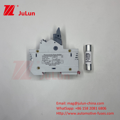 Pemegang Sekring Fotovoltaik Surya Dengan Harga Sekring14x51MM RT18X-63 RO16 Indikator Cahaya Cepat
