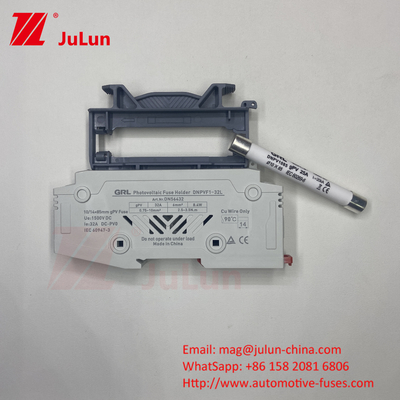 PV-50L Fuse Fuse Keramik Silinder 22*58mm 1000DV Fotovoltaic Low Voltage Solar Fuse Holder