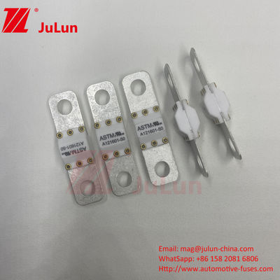 ASTM A121601-80A 125VDC EV Fast Charger / Kendaraan Listrik Fast Charging Medium Fusing Bolt Screw Terminal Fuse