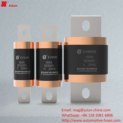 Bolt Screw Electric Vehicle Fast Charging 10KA 20KA Medium Fusing Rated 500VDC New Energy Vehicle Fuse