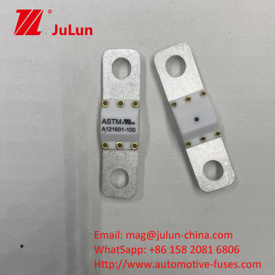 Perlindungan pengisian cepat kendaraan listrik 63VDC 100VDC 125VDC 350A Bolt pada sekring