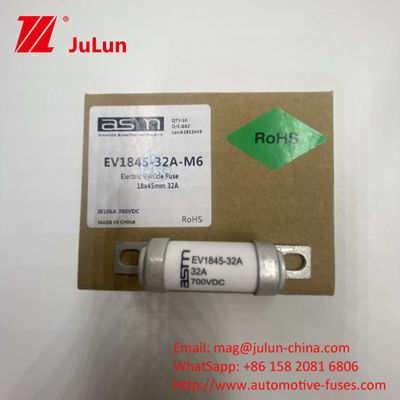 32A 700VDC EV adaptor pengisi daya sekering dengan perlindungan sekering EV1845 ASMT