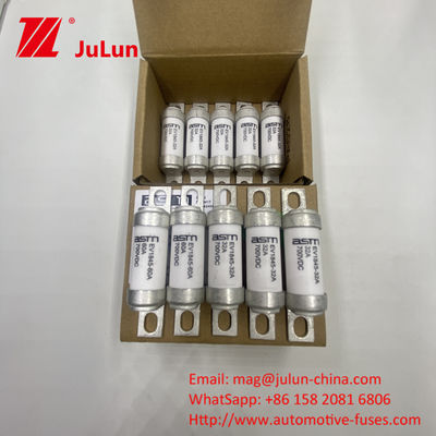 35A 5-150A 700VDC 10KA Sekring Bolt Kendaraan Listrik Untuk Sekring DC