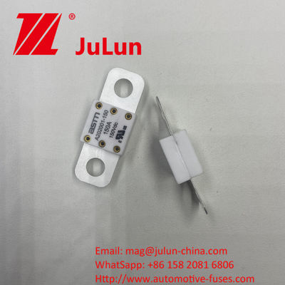 Screw Bolt A202001-500A 150VDC Fuse Keramik Otomotif 100A 150A 200A 250A 300A 350A Rekomendasi Torsi ketat 11-13N·m Untuk Mode Pemasangan M8