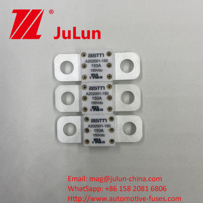 ASTM Listrik Saat ini 100A 150VDC A202001 Keramik Mobil Fuse untuk Kinerja yang tahan lama