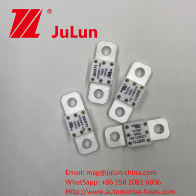 250A 150VDC ASTM A202001-300A Fuse Keramik Otomotif dengan Metode Pemasangan Bolt Sekrup