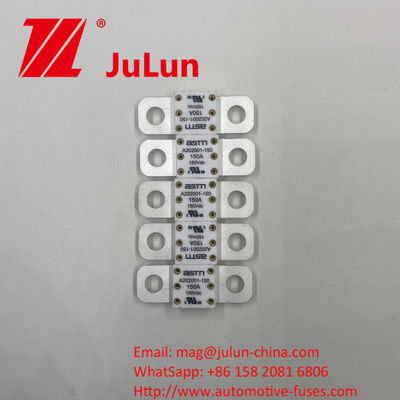 Screw Bolt A202001-350A Keramik Fuse Otomotif 20 * 55mm 150VDC untuk Sistem Komunikasi Otomotif